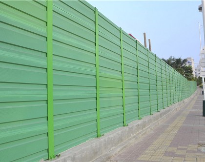 上海山東綠化帶隔音屏項目